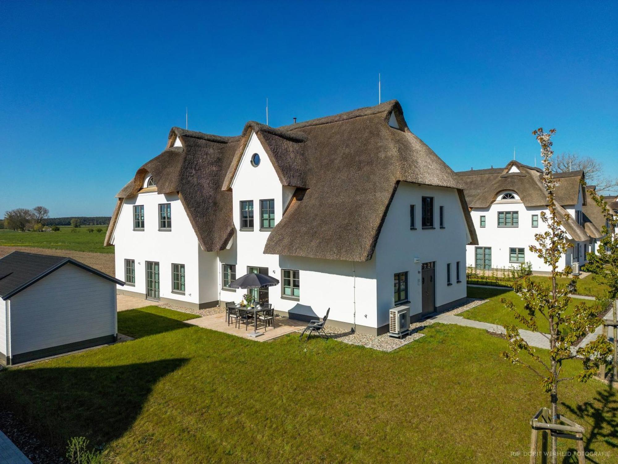 Inseldomizil Stolpe - Urlaub Unter Reet Auf Usedom Stolpe auf Usedom Exterior foto